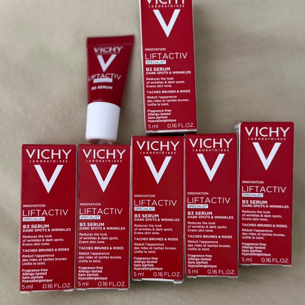 Lot of 7 mini Vichy LiftActiv Specialist B3 Serums. - Picture 3 of 5